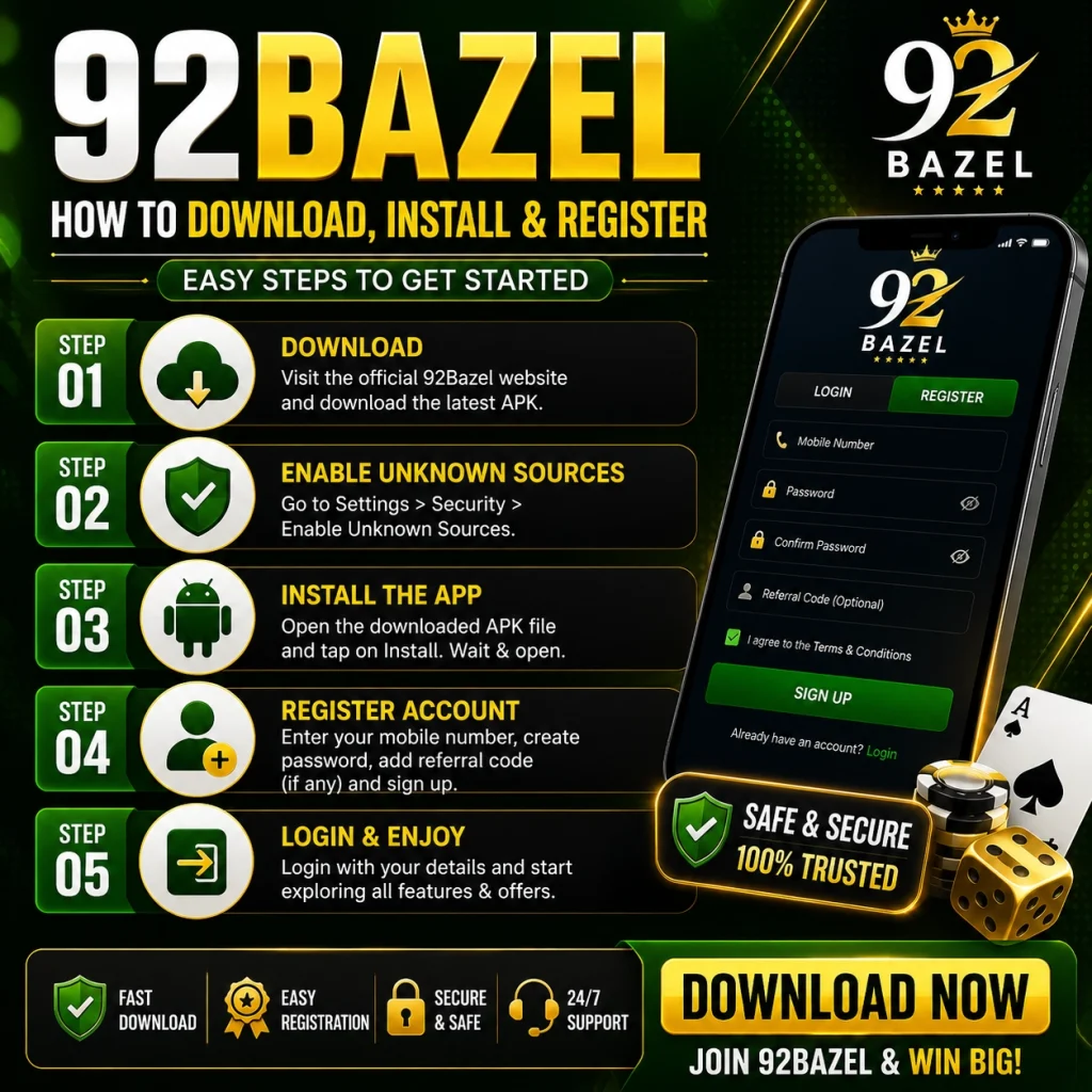 How to Download, Install and Register in 92Bazel